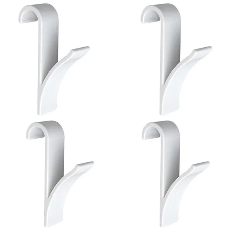 Organisateur de rangement pour radiateur de salle de bain blanc transparent - Coat Hook Eco-Friendly