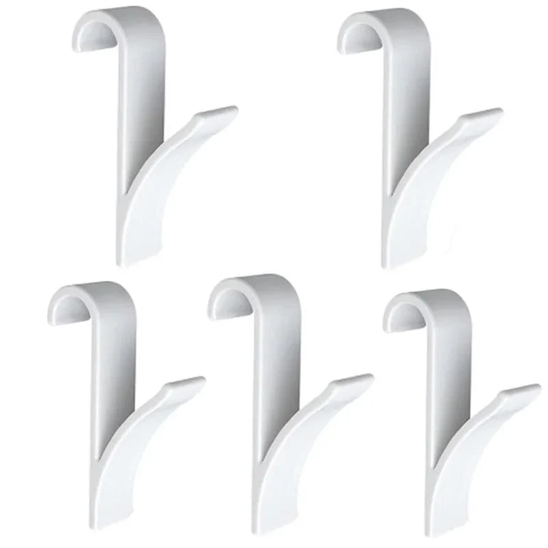 Organisateur de rangement pour radiateur de salle de bain blanc transparent - Coat Hook Eco-Friendly