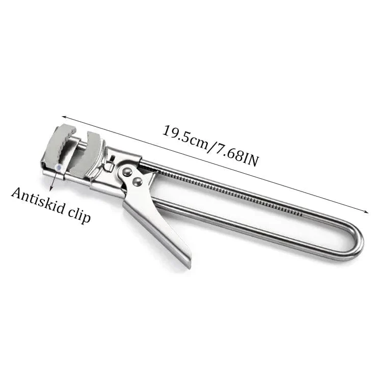 Ouvre-bouteille en acier inoxydable réglable antidérapant - Accessoire cuisine multifonction jarres et bouteilles