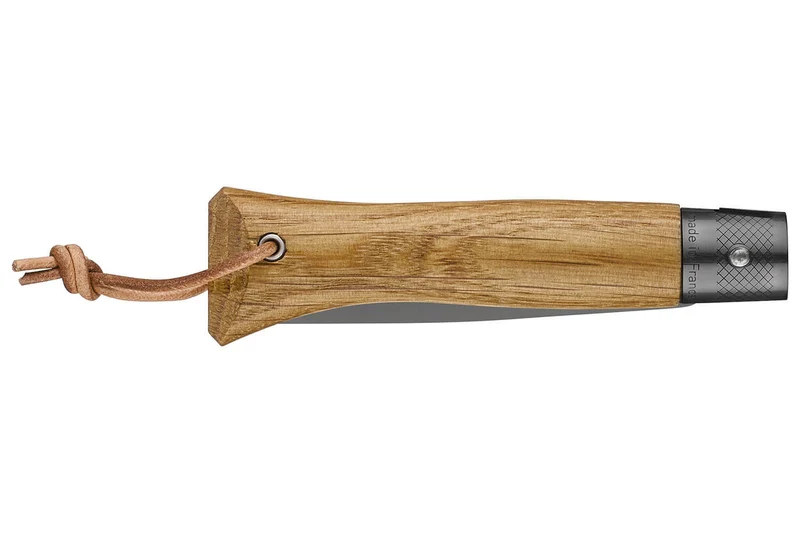 Couteau Opinel Neo6 lame 7cm Opiflex® revêtement noir manche en chêne