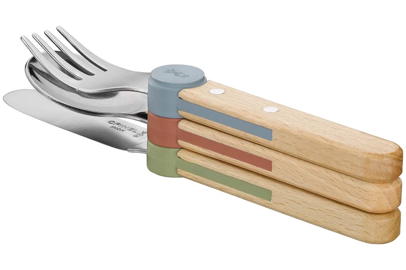 Set de couverts pour enfants Opinel Le Petit Gourmet coloris panaché