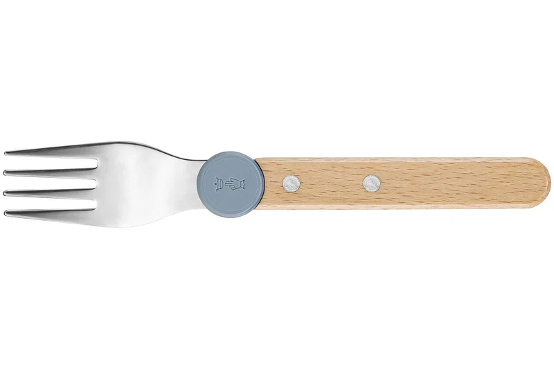 Set de couverts pour enfants Opinel Le Petit Gourmet coloris bleu pluie