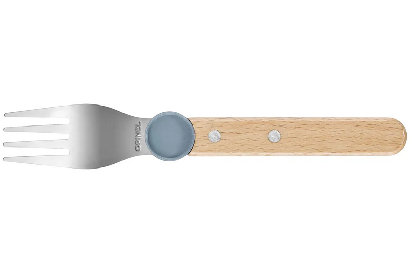 Set de couverts pour enfants Opinel Le Petit Gourmet coloris bleu pluie
