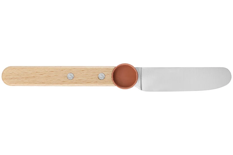 Set de couverts pour enfants Opinel Le Petit Gourmet coloris corail