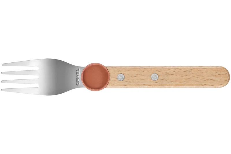 Set de couverts pour enfants Opinel Le Petit Gourmet coloris corail
