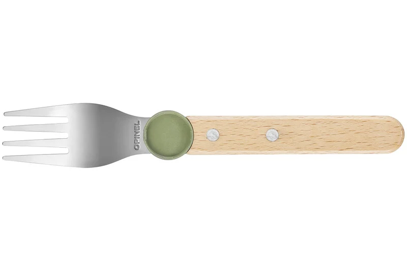 Set de couverts pour enfants Opinel Le Petit Gourmet coloris olive