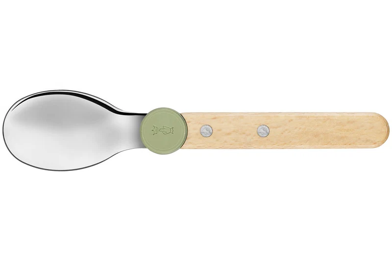 Set de couverts pour enfants Opinel Le Petit Gourmet coloris olive