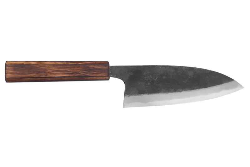 Couteau deba 15cm japonais artisanal Hidetsune BS2