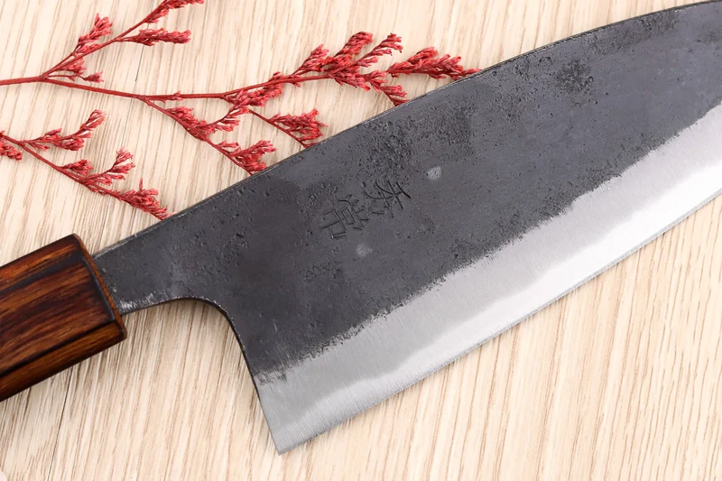 Couteau deba 15cm japonais artisanal Hidetsune BS2