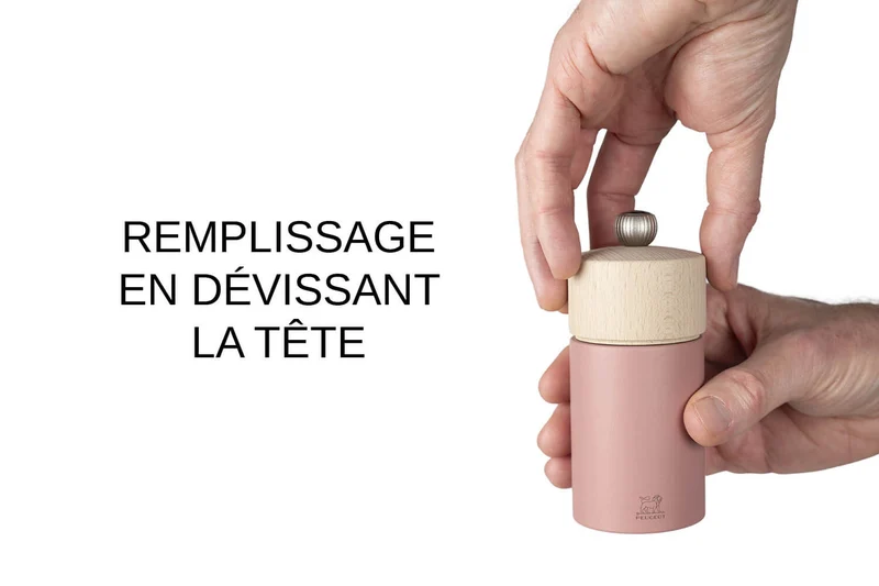 Moulin à poivre manuel Peugeot Boréal en bois Noisette