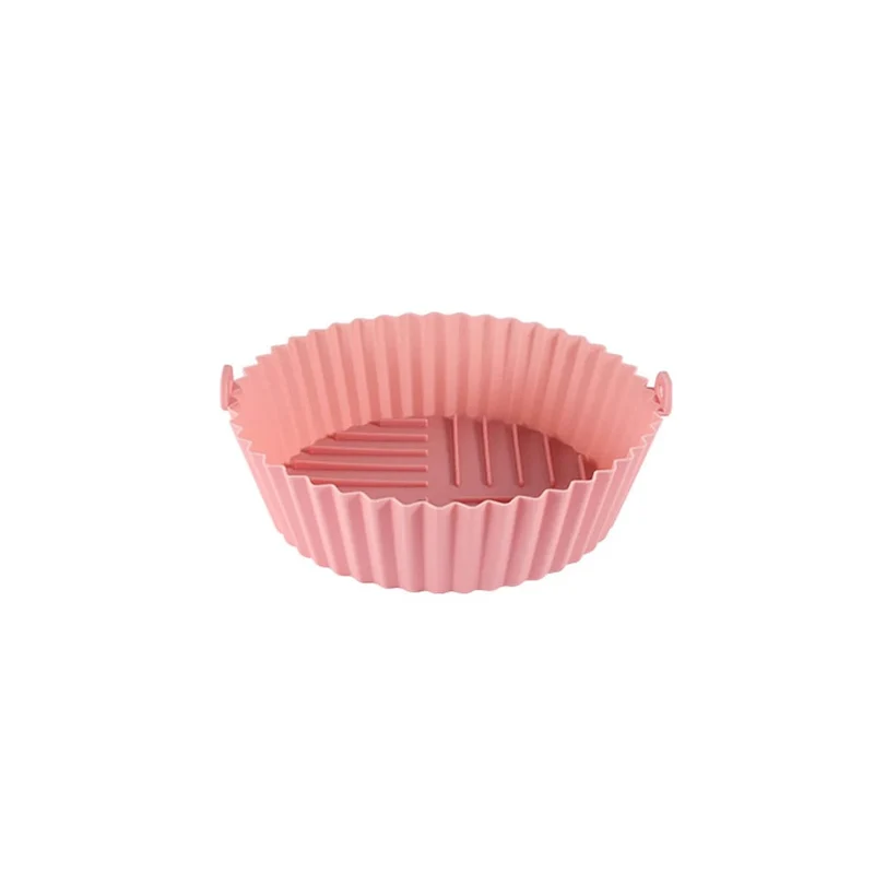 Tapis de Cuisson en Silicone pour Air Fryer - Facile à Nettoyer et Résistant à Haute Température - Modèle Circulaire Pliable - Qualité Alimentaire