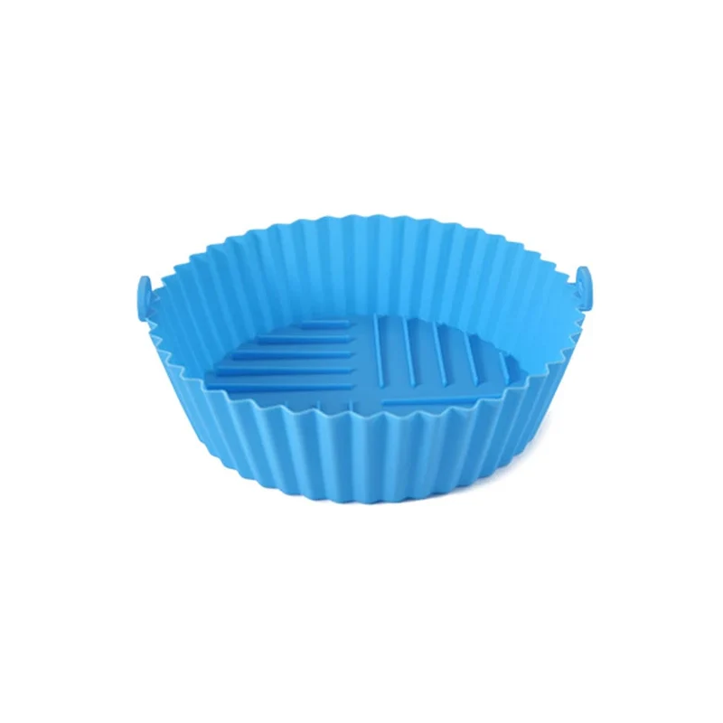 Tapis de Cuisson en Silicone pour Air Fryer - Facile à Nettoyer et Résistant à Haute Température - Modèle Circulaire Pliable - Qualité Alimentaire