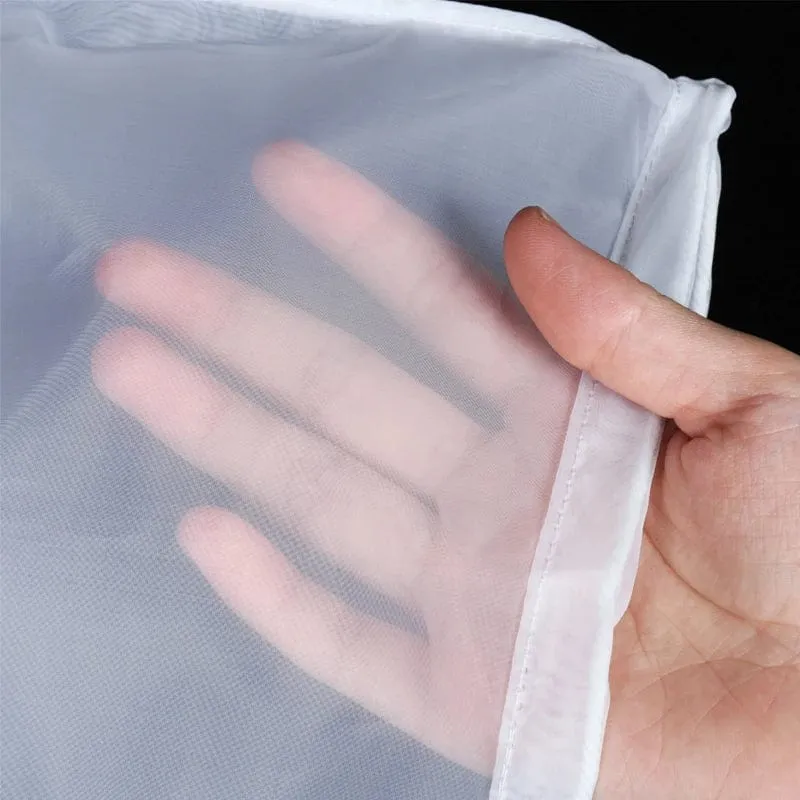 Filtre en Nylon Réutilisable pour Thé, Café, Huile - Sac de Filtre pour Lait Végétal