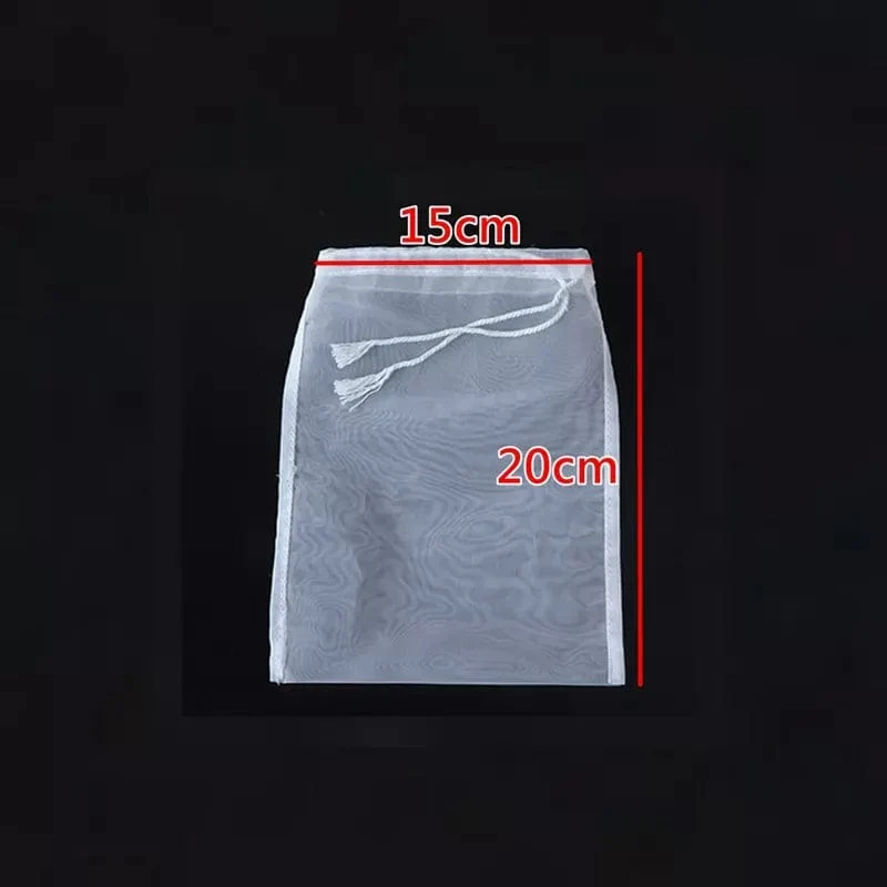 Filtre en Nylon Réutilisable pour Thé, Café, Huile - Sac de Filtre pour Lait Végétal