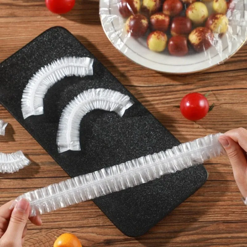 Lot de 100 couvercles alimentaires jetables - Anti-odeur & Anti-fuite - Pour cuisine réfrigérateur congélateur