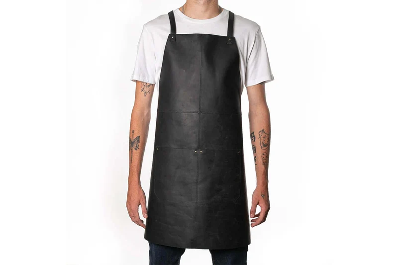 Tablier de cuisine Alaskan Maker n°932 vintage en cuir