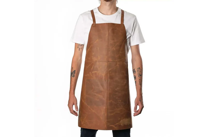 Tablier de cuisine Alaskan Maker n°932 vintage en cuir