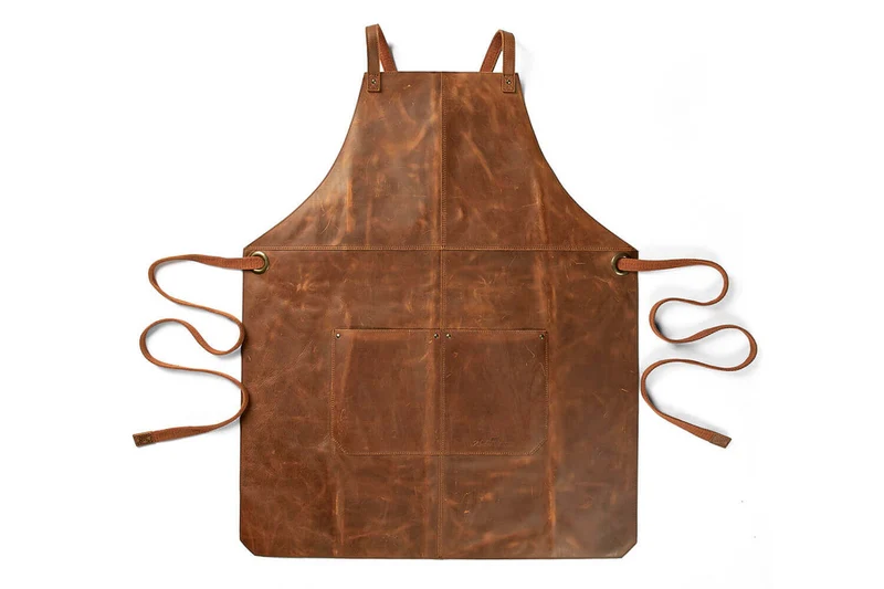 Tablier de cuisine Alaskan Maker n°932 vintage en cuir