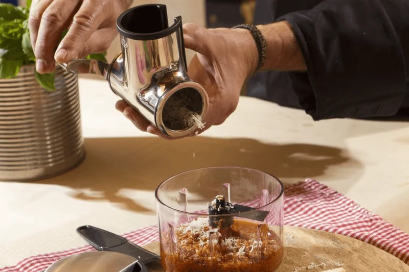 Tambour moyen pour moulin à fromage Rösle en acier inoxydable