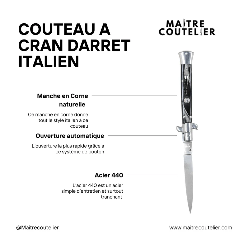 Couteau A Cran Darret Italien