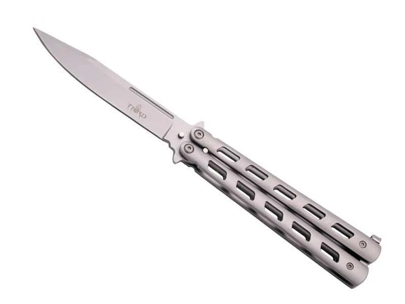 Couteau papillon pro silver