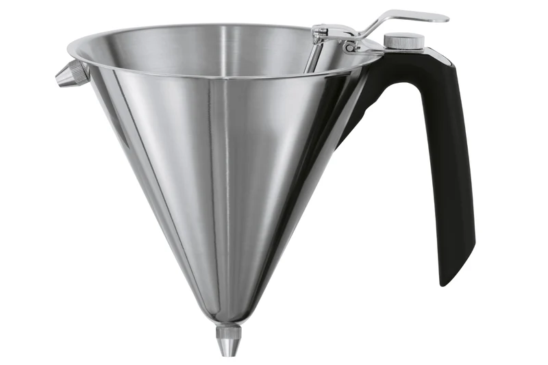 Entonnoir à pâtisserie et sauces Rosle en inox diamètre 19cm avec socle