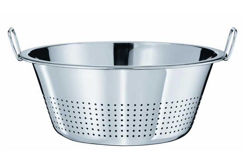 Grande passoire à légumes Rosle tout en acier inox diamètre 40cm avec 2 anses
