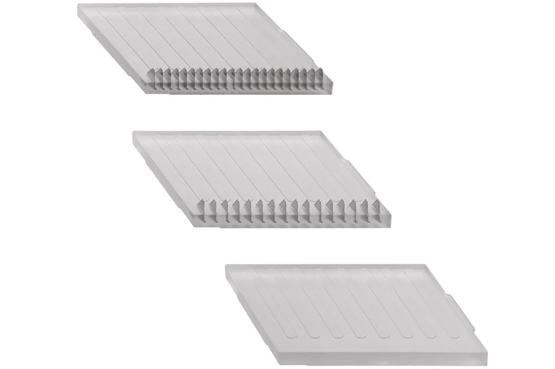 Mandoline Rösle en acier inoxydable 18/10 + 3 inserts