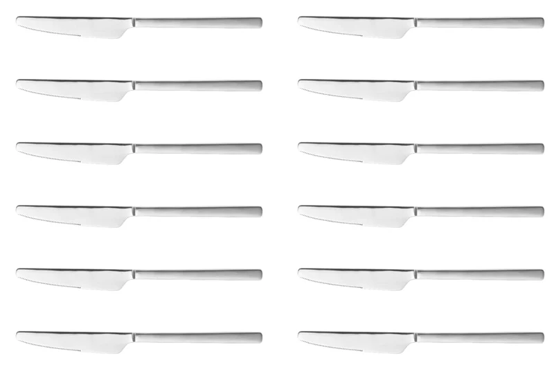 Set de 12 couteaux à dessert Comas Oak en acier inoxydable 18,4cm