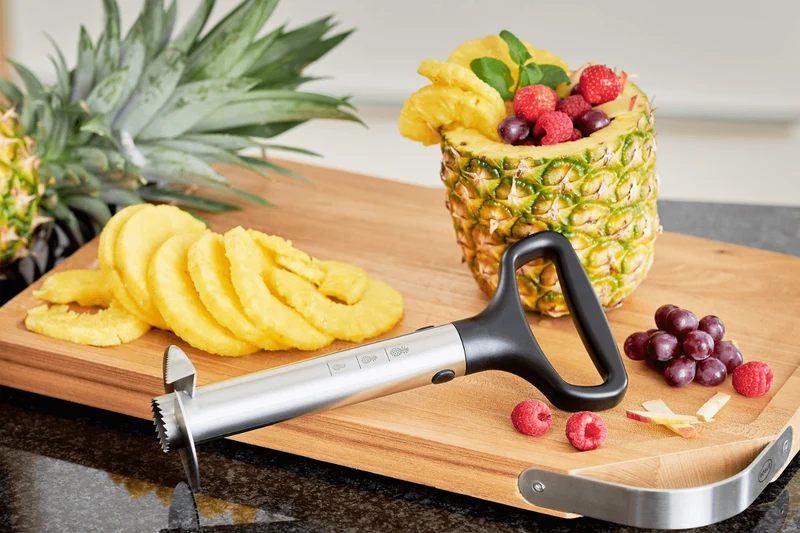 Tranche ananas professionnel Rosle en acier inoxydable 27cm