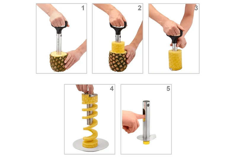 Tranche ananas professionnel Rosle en acier inoxydable 27cm