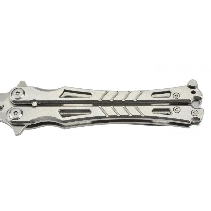 Couteau papillon chromé