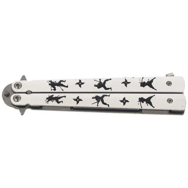 Couteau papillon blanc