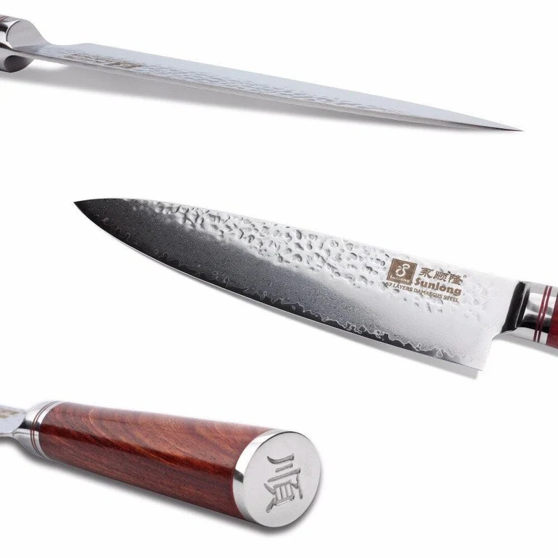 Couteau Japonais Lame Martelee