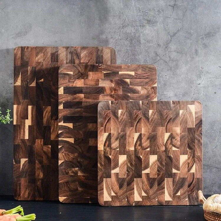 Planche À Découper Bois D'Acacia Quadrillé