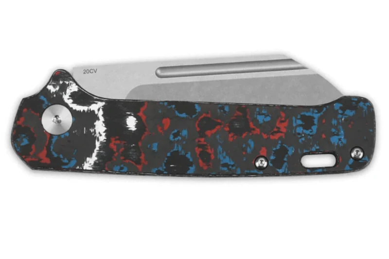 Couteau pliant QSP Penguin 130SJF1 manche en carbone multicolore 10,3cm