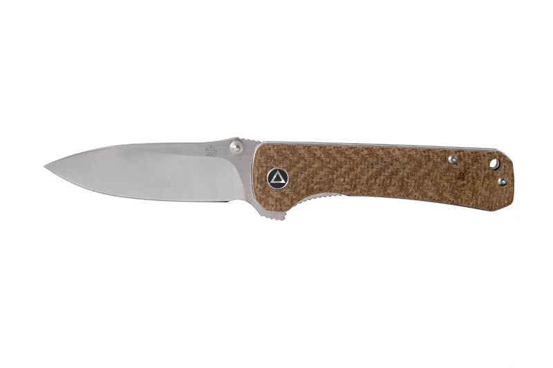 Couteau pliant QSP Hawk 131G manche en micarta marron 10,5cm