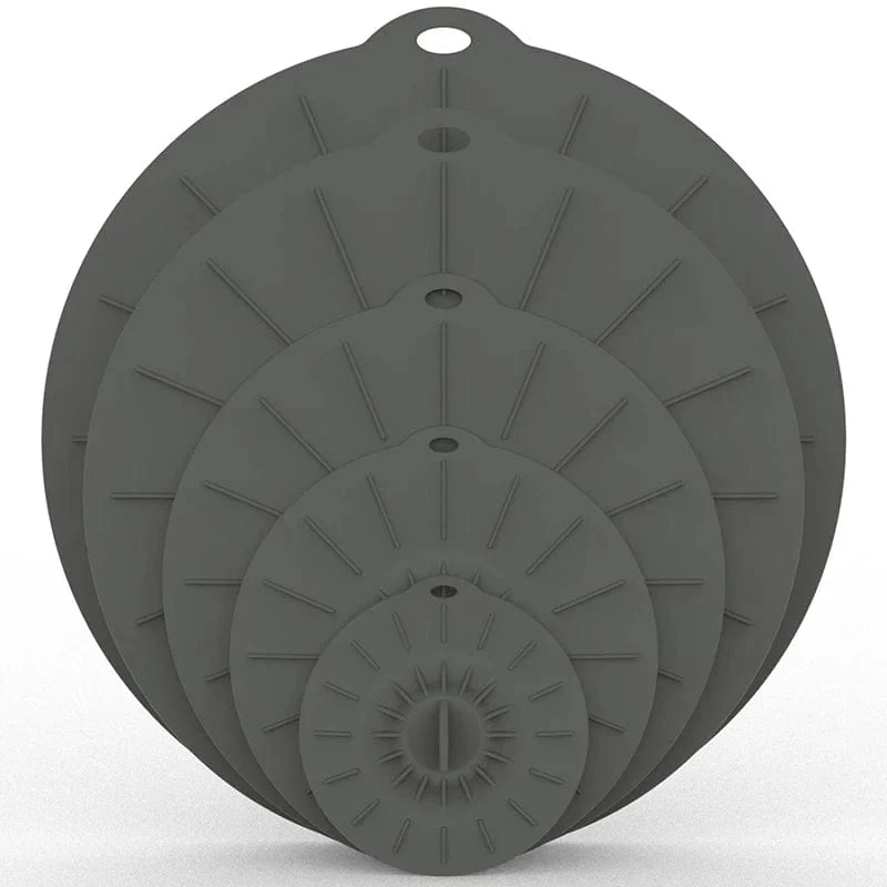 5 Housses Alimentaires en Silicone Réutilisables