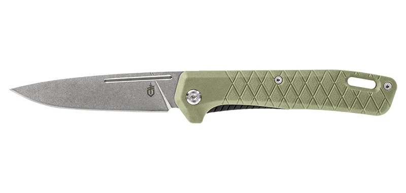Couteau Zilch Lichen Vert Gerber