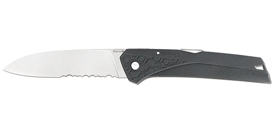 Couteau Kiana Gris Lame crantée Florinox