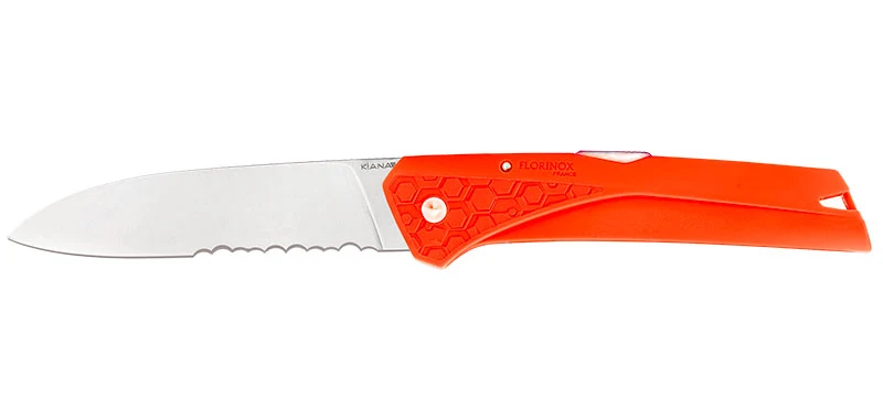 Couteau Kiana Orange Lame crantée Florinox