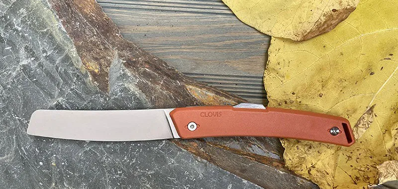 Couteau Clovis Orange Rust Florinox