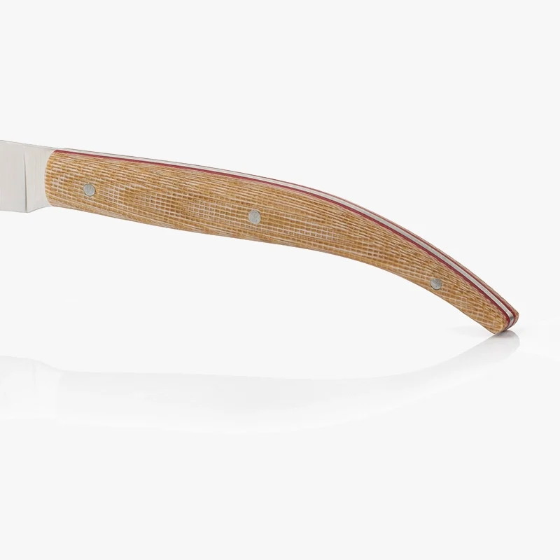 Cuchillo chuletero The Origin Micarta Beige 110 mm