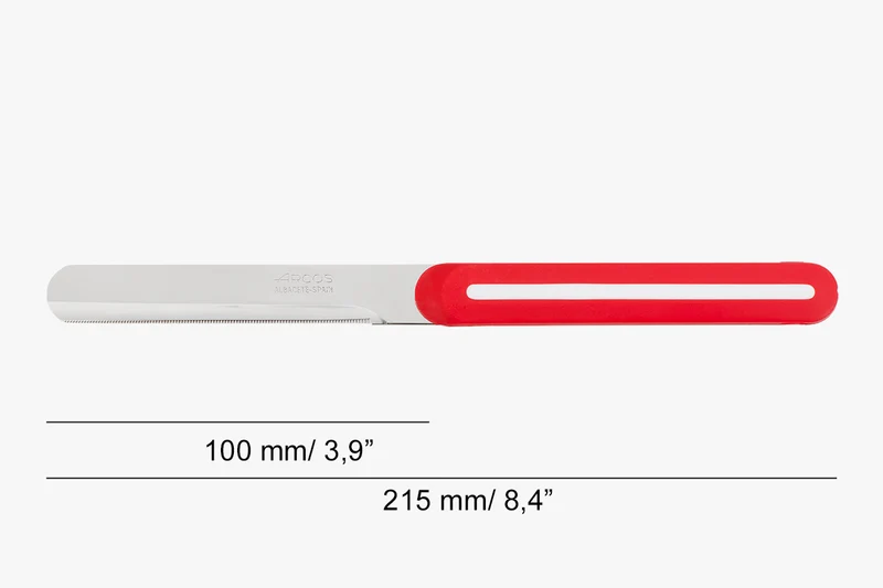 Cuchillo Rojo Serie Línea 100 mm