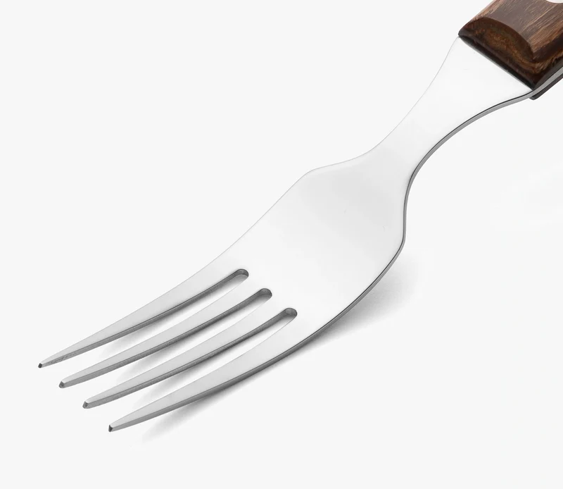 Tenedor para Churrasco Madera de Haya Comprimida 206 mm