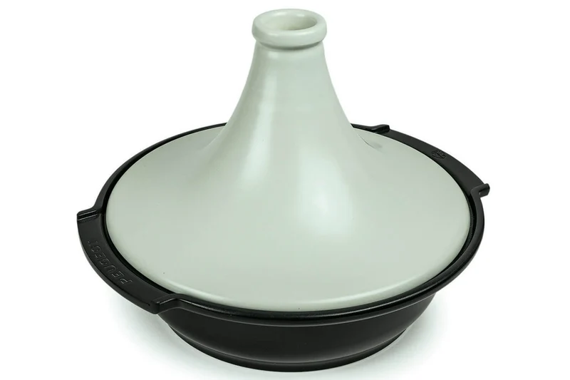 Plat à tajine Peugeot Atlas en céramique vert sauge diamètre 30cm