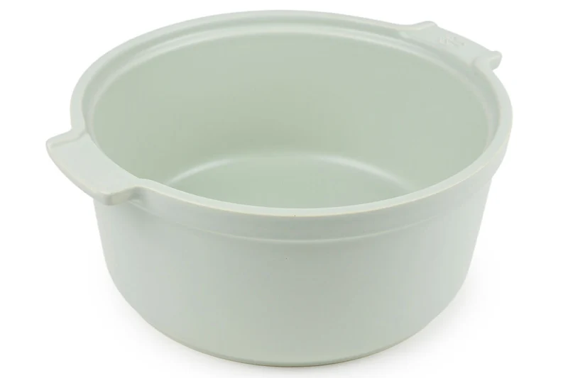 Moule à soufflé Peugeot Appolia en céramique vert sauge diamètre 22cm