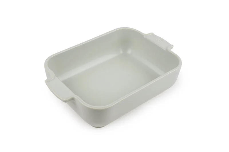 Plat four rectangle Peugeot Appolia en céramique vert sauge