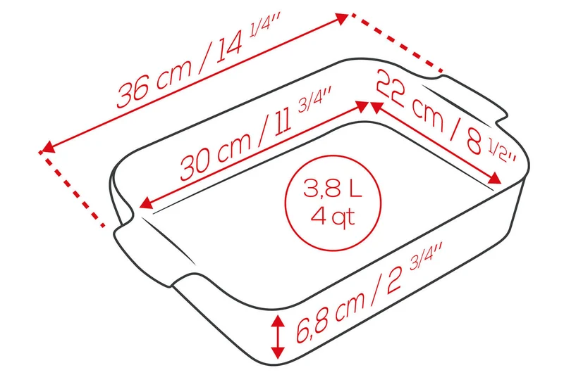 Plat four rectangle Peugeot Appolia en céramique vert sauge