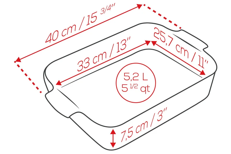Plat four rectangle Peugeot Appolia en céramique vert sauge